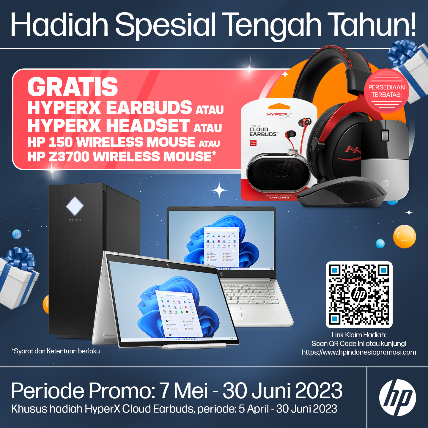 HP_Q223-Tengah-Tahun-End-User-Promo-HyperX-Earbuds_Online-Banner_1440x1440px_New